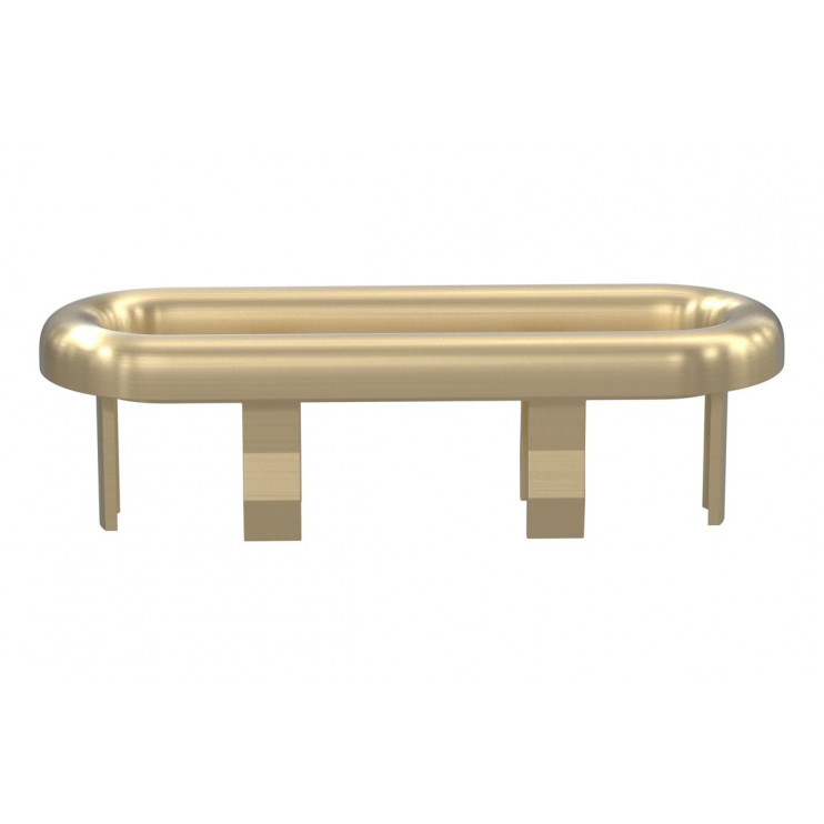 Oval Overflow Ring - Brushed Brass
