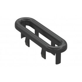 Oval Overflow Ring - Matt Black
