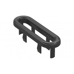 Oval Overflow Ring - Matt Black