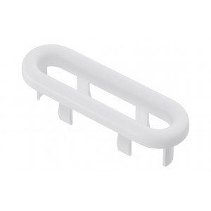 Oval Overflow Ring - White