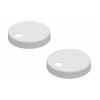 Toilet Seat Cover Caps - White