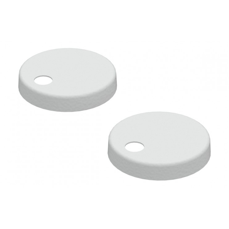 Toilet Seat Cover Caps - White