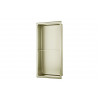 610x305mm Bathroom Niche - Brushed Brass 610x305mm Bathroom Niche - Brushed Brass
