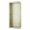 610x305mm Bathroom Niche - Brushed Brass
