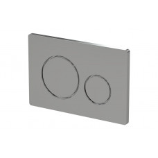 Round Push Button Flushplate - Chrome Round Push Button Flushplate - Chrome