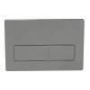 Rectangle Push Button Flushplate - Chrome