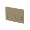 Rectangle Push Button Flushplate - Brushed Brass