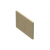 Rectangle Push Button Flushplate - Brushed Brass