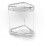 Nina 2-Tier Storage Basket - Chrome