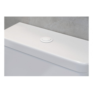 Dual Push Button Cover (Rod) - Matt White