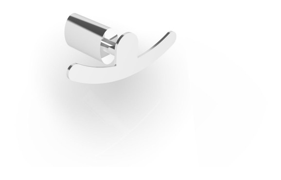 Ronde Robe Hook - Chrome