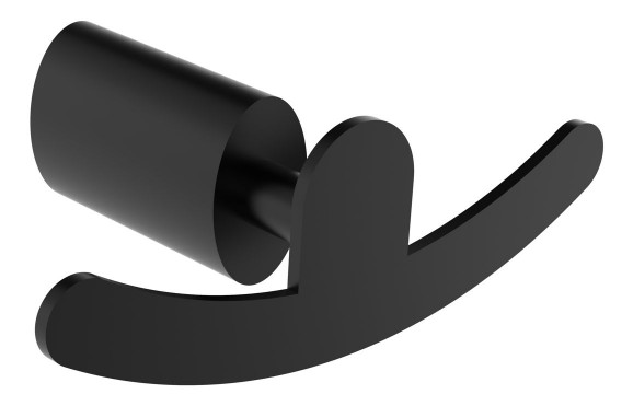 Ronde Robe Hook - Black