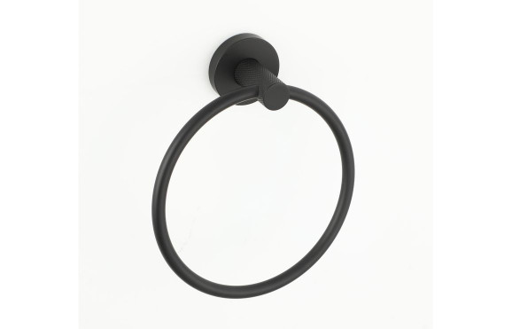 Asta Towel Ring - Black