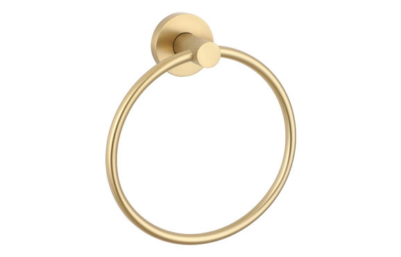 Asta Towel Ring - Brushed Brass