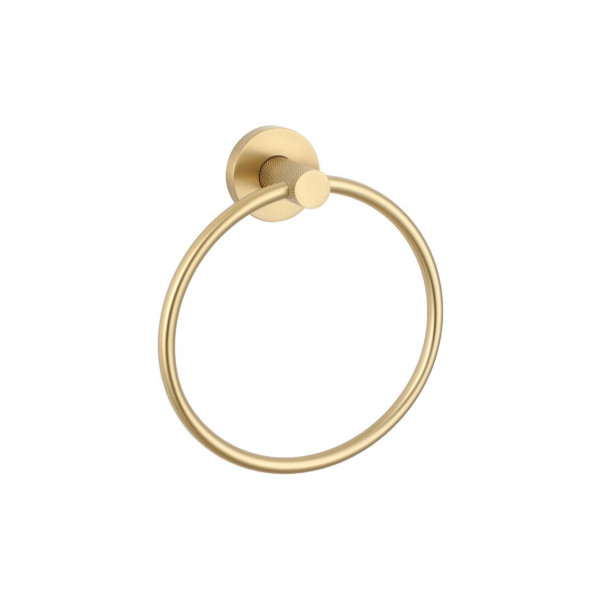 Asta Towel Ring - Brushed Brass