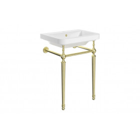 Celine 610mm 1TH Console Basin - Brushed Brass Celine 610mm 1TH Console Basin - Brushed Brass