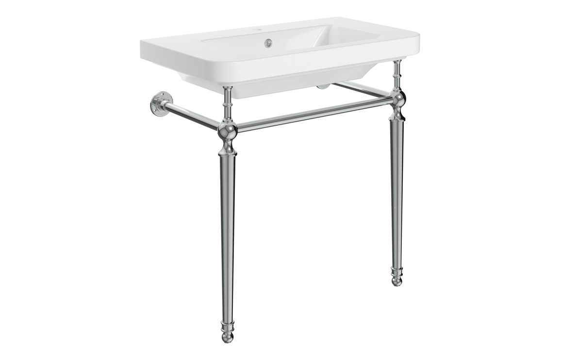 Celine 810mm 1TH Console Basin - Chrome