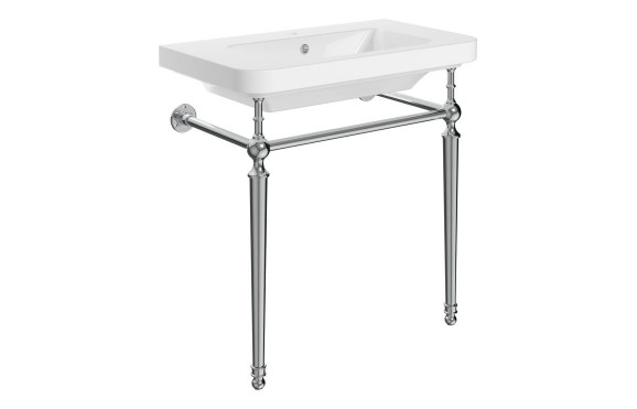 Celine 810mm 1TH Console Basin - Chrome
