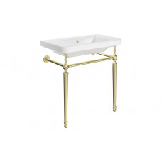 Celine 810mm 1TH Console Basin - Brushed Brass