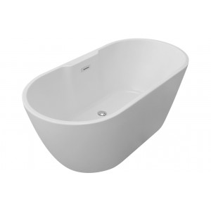 Harlesden Freestanding 1550x745x580mm 0TH Bath - Gloss White Harlesden Freestanding 1550x745x580mm 0TH Bath - Gloss White