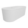 Striata Fluted Freestanding 1700x750x570mm 0TH Bath