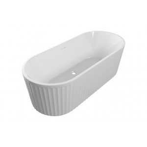 Striata Fluted Freestanding 1700x750x570mm 0TH Bath Striata Fluted Freestanding 1700x750x570mm 0TH Bath