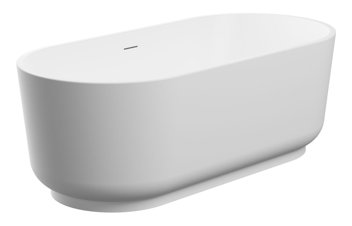 Ludlow Freestanding 1685x804mm 0TH Bath - Matt White Ludlow Freestanding 1685x804mm 0TH Bath - Matt White
