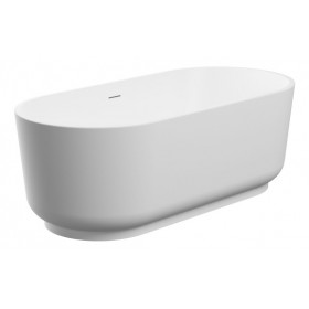 Ludlow Freestanding 1685x804mm 0TH Bath - Matt White