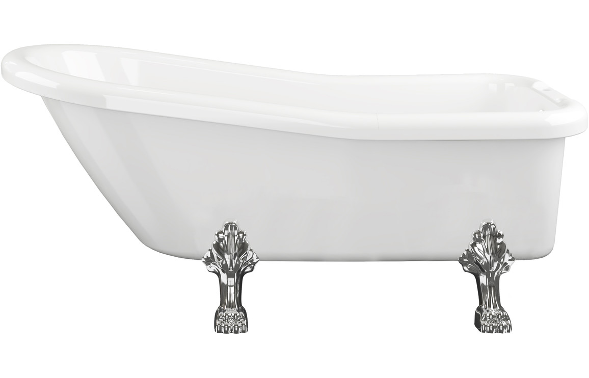 Bayswater Freestanding 1530x670x760mm 2TH Bath w/Feet Bayswater Freestanding 1530x670x760mm 2TH Bath w/Feet