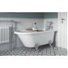 Clevedon Freestanding 1700x750x650mm 2TH Corner Bath w/Feet