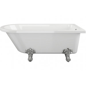 Clevedon Freestanding 1500x750x650mm 2TH Corner Bath w/Feet