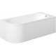 Sarasota J Shape 1500x725x600mm 0TH Bath w/Legs (RH)