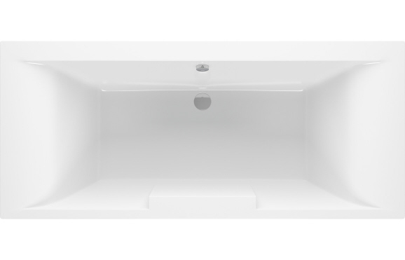 Malone Deluxe Square Double End 1700x750x550mm 0TH Bath w/Legs