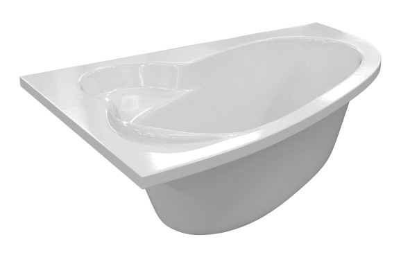Miramar 1500x950x600mm 0TH Offset Corner Bath w/Legs (LH)