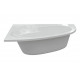 Miramar 1500x950x600mm 0TH Offset Corner Bath w/Legs (LH)