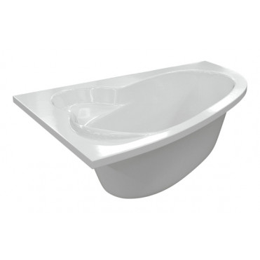 Miramar 1500x950x600mm 0TH Offset Corner Bath w/Legs (RH)