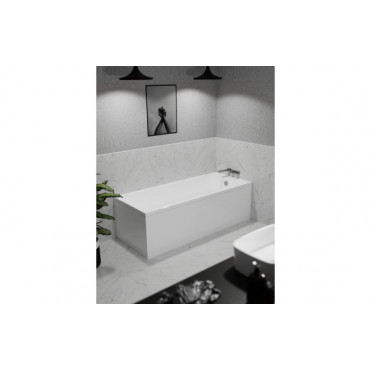 Houston Square Single End 1700x700mm Thin Edge 0TH Bath