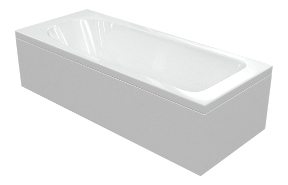 Pierson D Shape Single End 1700x700x550mm 2TH Bath w/Legs