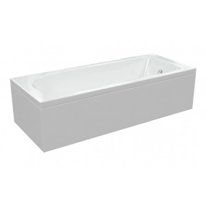 Pierson D Shape Single End 1700x700x550mm 2TH Bath w/Legs Pierson D Shape Single End 1700x700x550mm 2TH Bath w/Legs