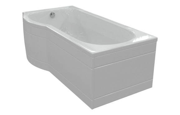P-Shape Single End 1700x700-850x410mm 0TH Bath Only (LH)