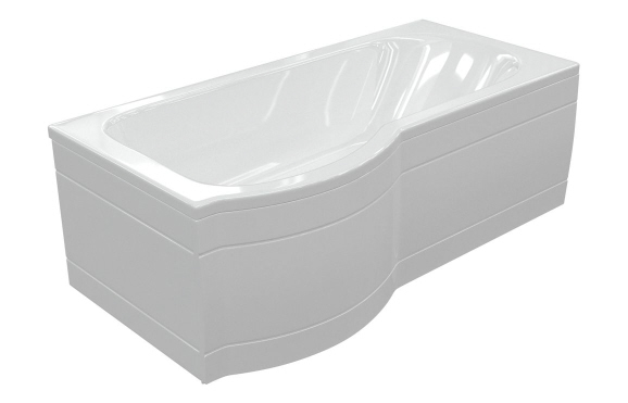 P-Shape Single End 1700x700-850x410mm 0TH Bath Only (LH)