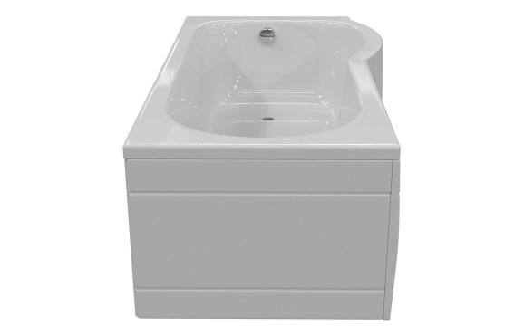 P-Shape Single End 1700x700-850x410mm 0TH Bath Only (RH)