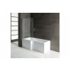 Shower Bath DIBSH024 L-Shape Single End 1700x700-850x410mm 0TH Bath Only (LH)