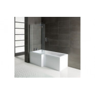 L-Shape 1700x700-850x410mm 0TH Shower Bath Panel & Screen (LH) L-Shape 1700x700-850x410mm 0TH Shower Bath Panel & Screen (LH)