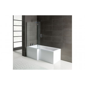 L-Shape 1700x700-850x410mm 0TH Shower Bath Panel & Screen (LH) L-Shape 1700x700-850x410mm 0TH Shower Bath Panel & Screen (LH)