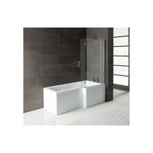 L-Shape 1700x700-850x410mm 0TH Shower Bath Panel & Screen (RH) L-Shape 1700x700-850x410mm 0TH Shower Bath Panel & Screen (RH)
