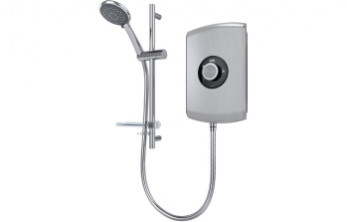 Triton Amore 8.5kW Electric Shower - Brushed Steel Triton Amore 8.5kW Electric Shower - Brushed Steel