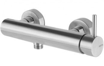 Vema Tiber Single Outlet Bar Valve - St/Steel Vema Tiber Single Outlet Bar Valve - St/Steel