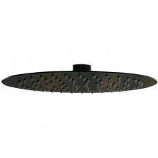 Vema Timea Black 250mm Round Showerhead
