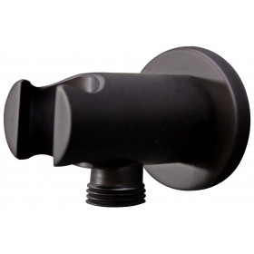Vema Timea Black Handset Wall Bracket & Outlet